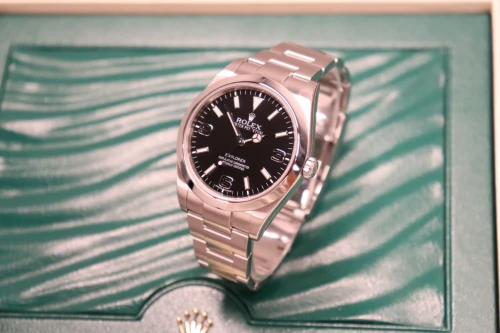 Rolex Explorer 39mm Stainless Steel Black Dial 214270 Boxed Circa 2014