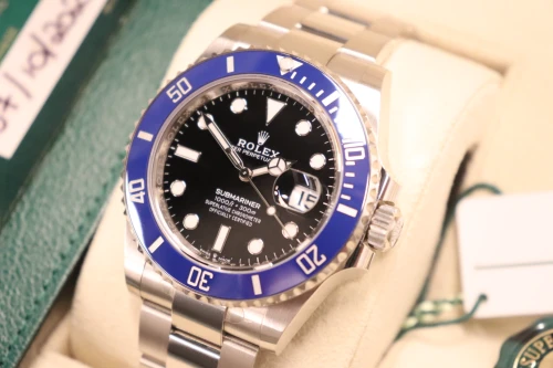 Rolex Submariner Date 18K White Gold 126619LB Blue Bezel Full Set 2023