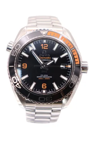 Omega Seamaster Planet Ocean 43.5MM Black Orange Bezel Steel 215.30.44.21.01.002