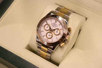 Rolex Cosmograph Daytona 18K Yellow Gold & Stainless Steel 116523 Circa 2011