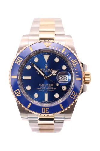 Rolex Submariner Date 40MM 18K Yellow Gold & Steel 116613LB 2017 Full Set