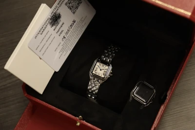 Cartier Panthere Stainless Steel WSPN0013 Unworn White Dial 23mm Full Set 2026