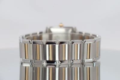 Cartier Tank Large Automatic 18K Yellow Gold & Steel 2302 Boxed Circa 2004