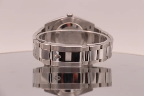 Rolex DateJust 41 Stainless Steel Blue Baton Dial 126300 2018 Full Set