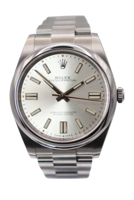 Rolex Oyster Perpetual 41MM Stainless Steel Silver Dial 124300 Full Set 2024