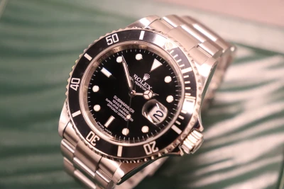 Rolex Submariner Date 40MM Stainless Steel 16610 Rehaut Serial Circa 2009 Boxed