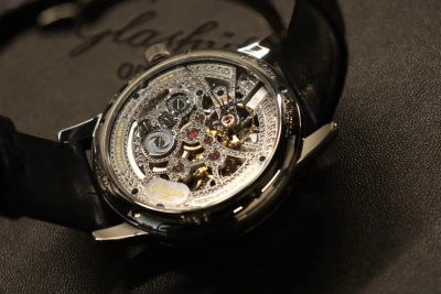 Glashutte Original Senator Moon Phase Skeleton 18K WG 14913150430 B&P 2022